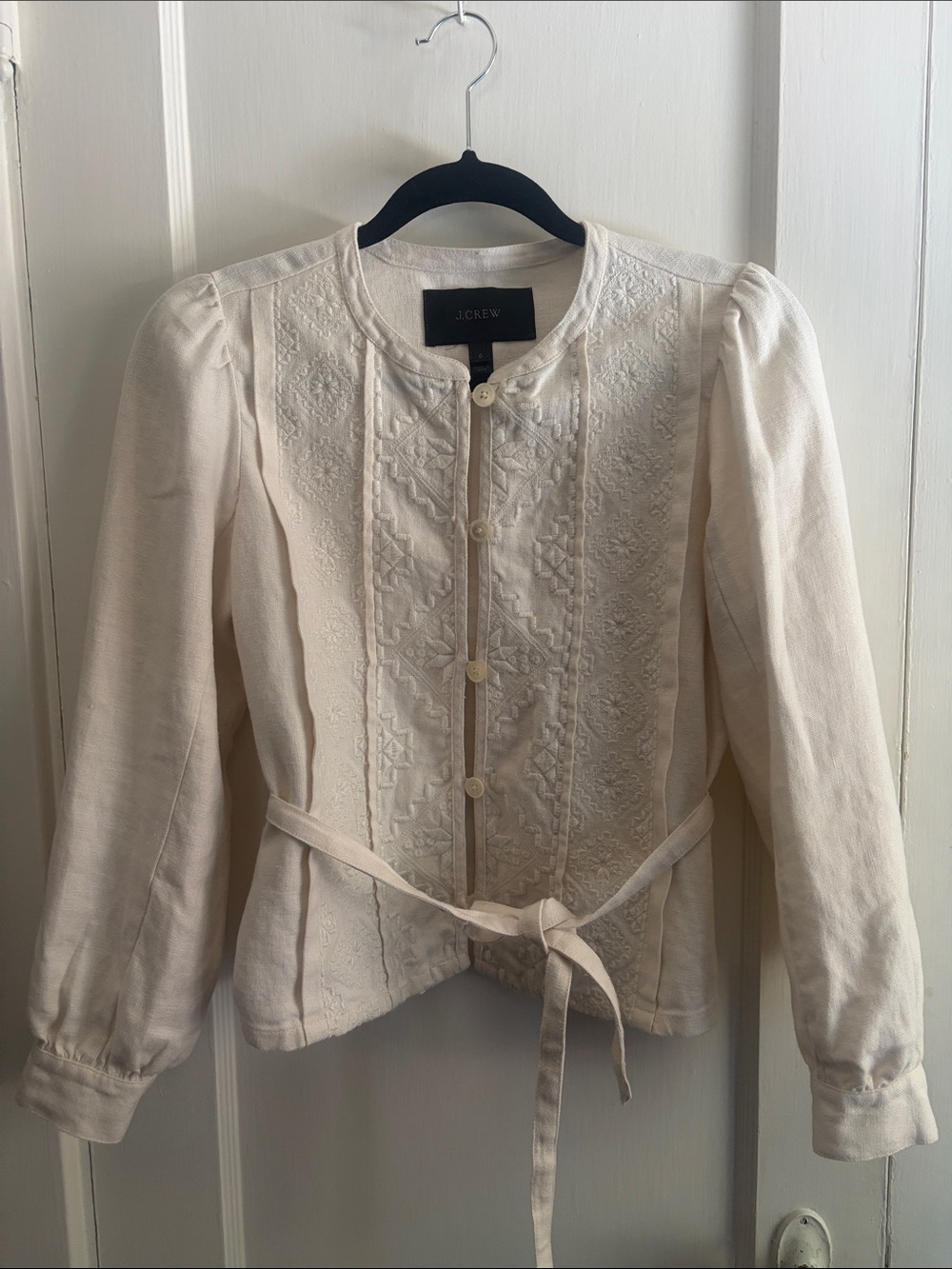 J. Crew Embroidered Top